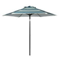 thumbnail image 2 of (2 pack) Better Homes and Gardens 7.5' Fergus Stripe Round Tilting Push Up Patio Umbrella, 2 of 7