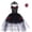 Black, variant on Odeerbi Kids Girls Vintage Queen Dress Gothic Rose Crochet High Low Tulle Tutu Dress with Crown