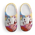 thumbnail image 3 of Tiny Toons Looniversity Cartoon Soft Plush Slippers for Boys Girls Winter Warm Cotton Slippers with Rubber Sole Non-Slip Kid's Slip on Shoes Fluffy House Slippers For Indoor And Outdoor, 3 of 8