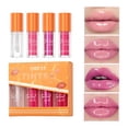thumbnail image 1 of Fiudx Ofertas del día Mini brillo de labios hidratante, brillo de labios hidratante de larga duración, brillo de labios 2mlx4, 1 of 2
