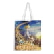 thumbnail image 1 of The Imaginary Bolso de tela con estampado de lienzo para mujer, bolsa de compras reutilizable y estética, con cremallera interior, regalo para mujer,38*45cm., 1 of 6