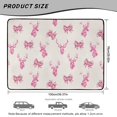 thumbnail image 7 of Yuyamidu Pink Deer Bow Car Trunk Mat for Women 29" x 39" All Weather Anti-Scratch Cargo Mat Rear Trunk Liner Full Protection Universal Fit for Most Vehicle, 7 of 7