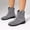 Grey, variant on Women's Western Cowboy Boots Wide Calf Low Chunky Heel Ankle Boots Country Concert Dress Short Boots