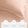 thumbnail image 5 of Comfort Canopy - Ultra Soft & Breathable - Duvet Cover Set with Shams, Twin/Twin-XL, Blush Pink, 5 of 11