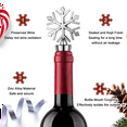thumbnail image 3 of 8 Pcs Snowflake Wine Stopper Reusable Wine Bottle Stopper Decorative, 3 of 7