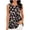 Black 01, variant on Smsaxvxz Womens Summer Tank Tops Fashion Floral Printed Crew Neck Sleeveless Pleated Casual Loose Blouse T-shirts Green M