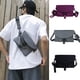 thumbnail image 1 of Bandolera para hombres y mujeres con agujero para auriculares - Bolsa de pecho de gran capacidad para viajes, senderismo y deportes, 1 of 6