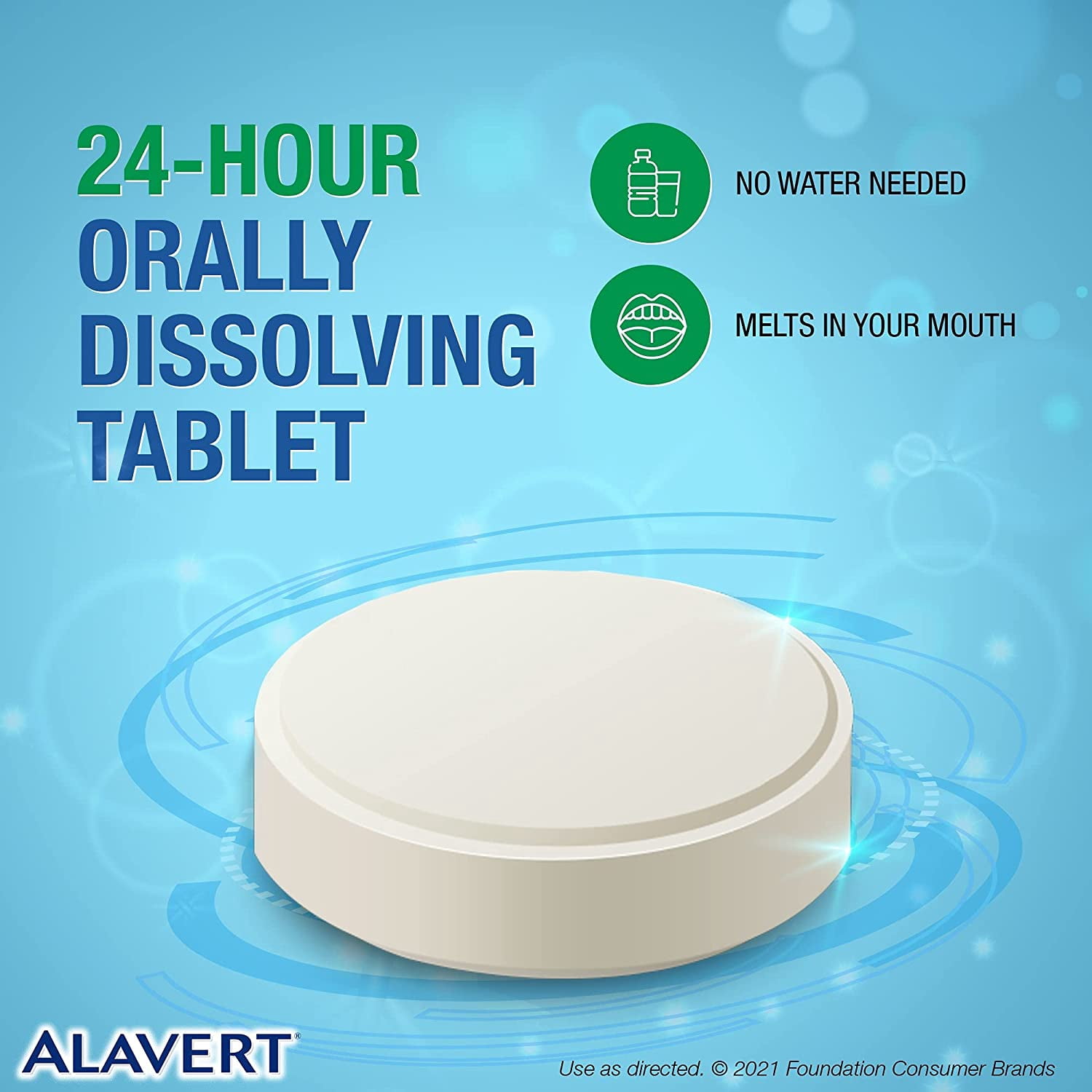 Alavert 24 Hour Orally Disintegrating Tablets Citrus Burst, 60 ea (Pack of 3)