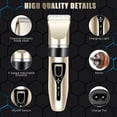 thumbnail image 3 of Cordless Electric Pet Dog Cats Grooming Clippers Low Noise Shaver Trimmer Kit UK, 3 of 5