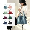 thumbnail image 1 of Xihbxyly Bolso Bandolera de Gran Capacidad, Nailon Impermeable, Múltiples Bolsillos Interiores, Ideal para Viajes, Fitness y Compras, Práctico Bolso de Hombro, Tamaño 34 X 30 X 14 Cm., 1 of 7