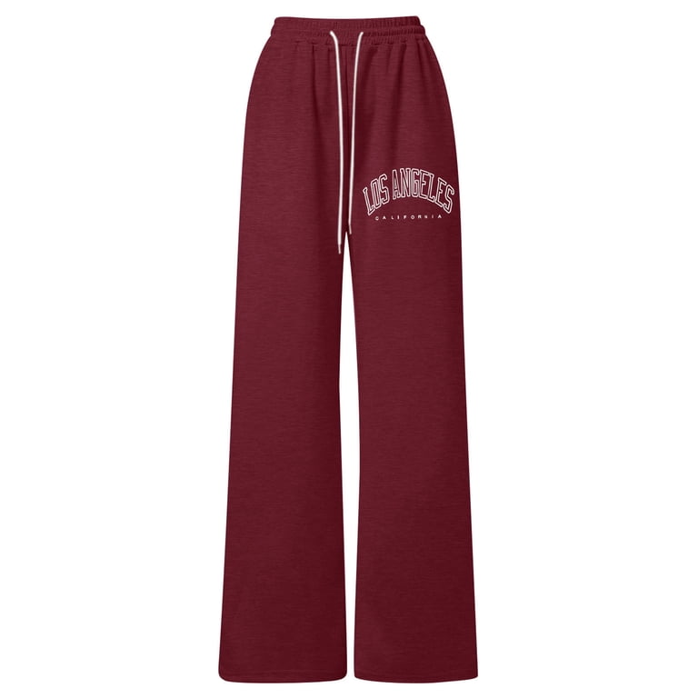 Vividxx Pants For Boy Letter Graphic Wide Leg Sweatpants Baggy