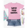 thumbnail image 3 of Wash Your Hands T-Shirt Juniors -Smartprints Designs,  Medium, 3 of 4
