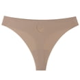thumbnail image 2 of Ropa interior hueca de seda de hielo sin dejar rastro con forma de corazón para mujer, tanga deportiva sexy de cintura baja, pantalones cortos de una pieza para mujer, corazón de melocotón, 2 of 4