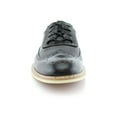 thumbnail image 3 of Ferro Aldo Josh MFA19278PL Men's Classic Long Wing Duo-Texture Oxford Dress Shoes, in Black, Men's Size 7.5, 3 of 7