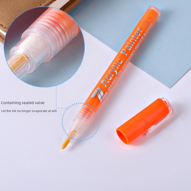Rotulador acrílico para niños, pincel especial para arte de uñas a base de agua, juego de rotuladores acrílicos pintados con grafiti