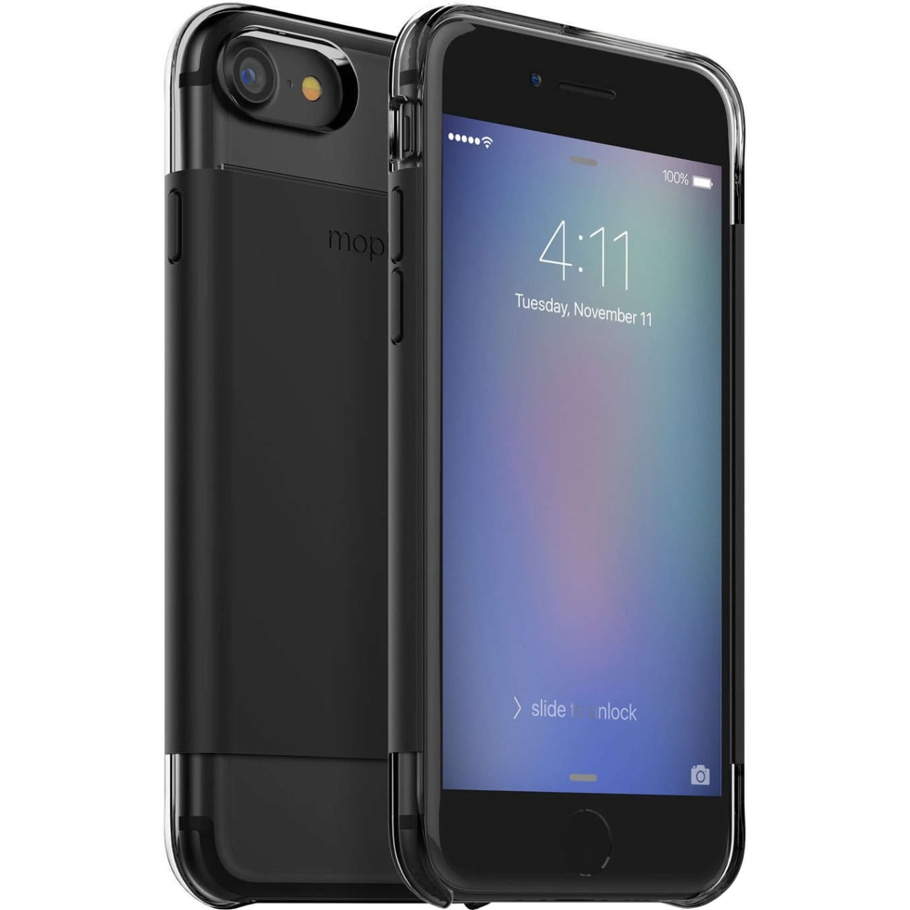 Mophie - 3671BCWRPIP7BLK - mophie base case Made for iPhone 7 - iPhone