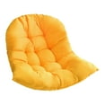 thumbnail image 3 of Cojín para silla colgante, alfombrilla para silla de jardín, asiento de mimbre grueso, cojín para silla, columpio, cojín para balcón, decoración del Amarillo, 3 of 8