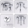 thumbnail image 3 of maskred 3 Way Round Plate Ceiling Cabinet Rotatable LED Light Bulbs Home Lighting No Bulb chrome no light source, 3 of 6