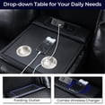thumbnail image 3 of Othniel Power Reclining Couch Sofa with LED Light USB Port,Cup Holder,AC Outlet Faux Leather Black, 3 of 7