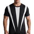 thumbnail image 2 of DYTTDG Men's Moisture Wicking Ice Silk T-Shirt, Breathable Mesh Short Sleeve Athletic Tops, Loose Fit Casual Summer Tee, 2 of 6