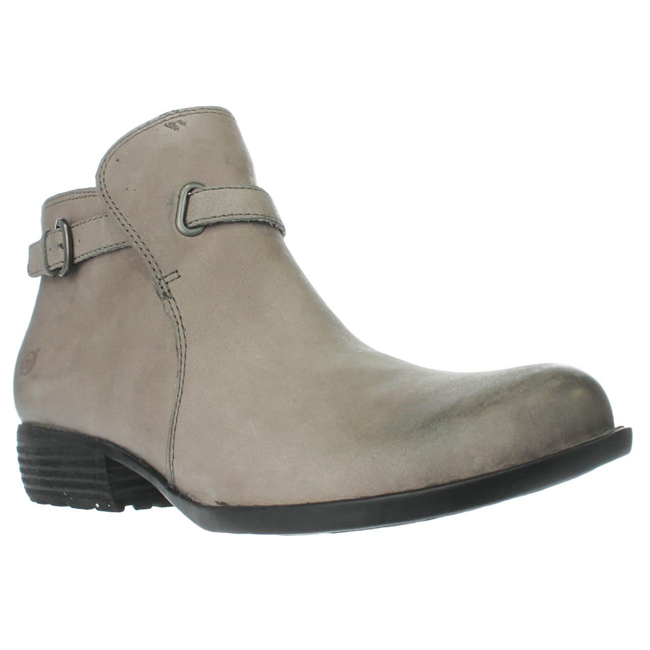 Womens Born Jem Short Casual Ankle Booties Grey