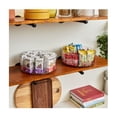 thumbnail image 3 of iDesign RPET Linus Turntable - Divided - Clear, Set of 2, 3 of 5