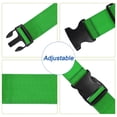 thumbnail image 4 of 2" x 6.5' Luggage Strap Polyester Adjustable Suitcase Belt for Travel Packing Bag Closure Identify, Green 4  Pack, 4 of 6
