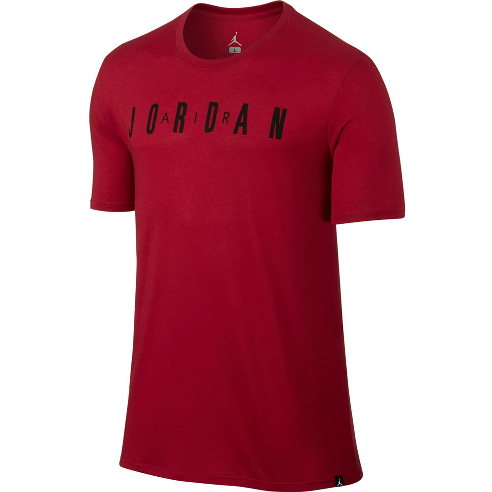 Jordan - Jordan Iconic The Air Men's Short Sleeve T-Shirt Red/Black ...