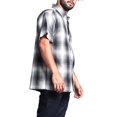thumbnail image 3 of G-Style USA Men's Western Casual Plaid Short Sleeve Button Down Shirt, 3 of 5
