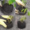 thumbnail image 4 of Matsuzay Cestas protectoras para raíces de plantas, 2 piezas, bolsa de malla, red protectora, yardas reutilizables, protección de jardinería, Jardín y Patio Como se muestra 21x21 pulgadas, 4 of 6