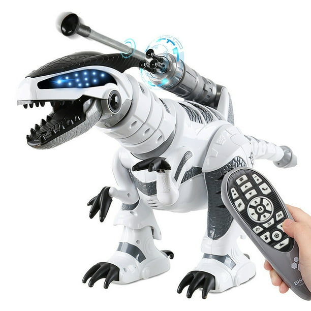 Fisca Intelligent Remote Control Shooting Darts Robot Dinosaur Toys for