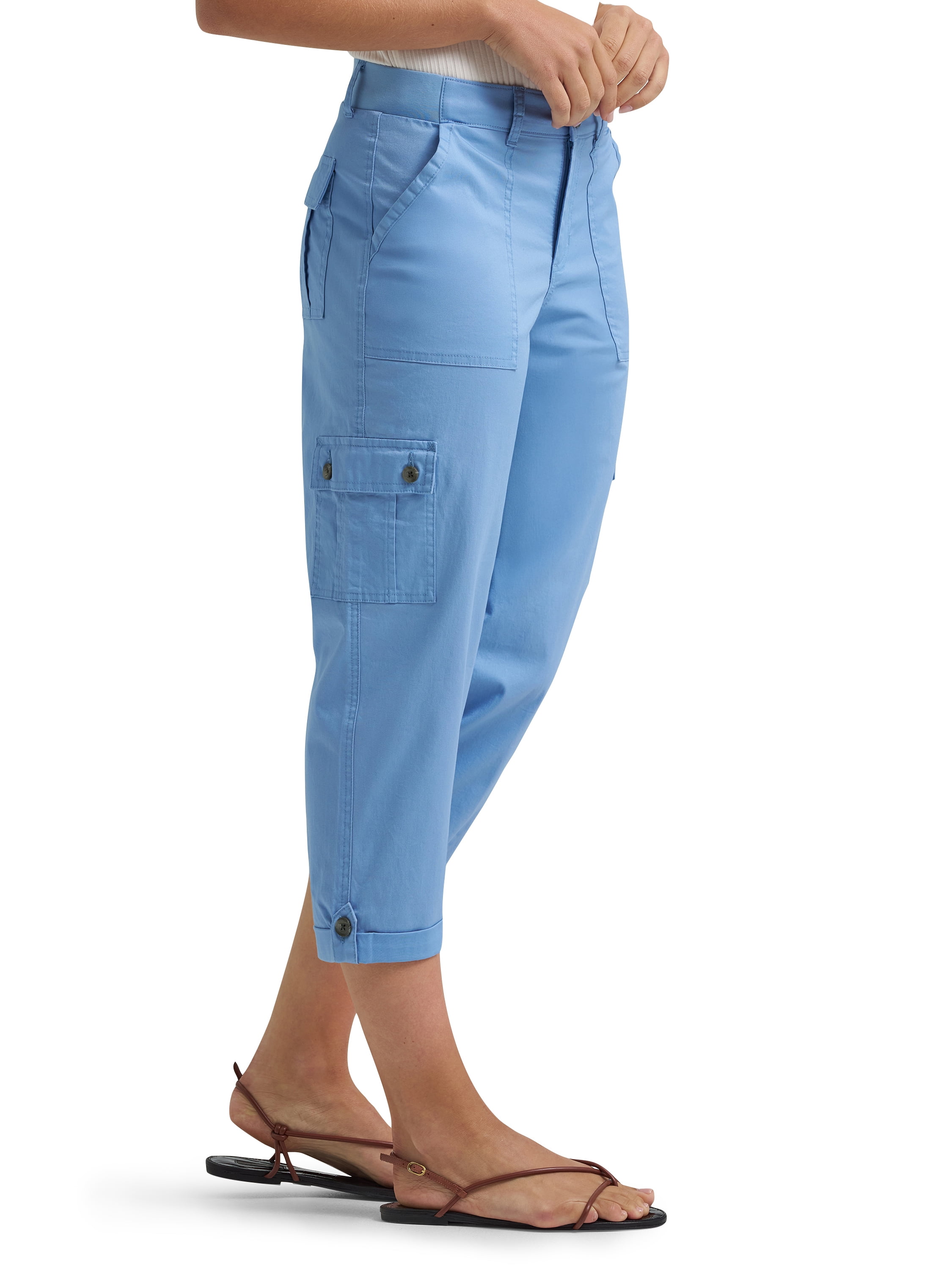 Lee Women's Flex to Go Mid Rise Capri Pants