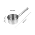 thumbnail image 2 of 1pc Kitchen Water Ladle Food Serving Spoon Stainless Steel Thickened Spoon, 2 of 7