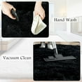 thumbnail image 4 of 8x10 Area Rugs for Living Room, Black Fluffy Shaggy Rug Soft Carpets, Big Rugs for Bedroom Nursery Kids Room Dorm Home Decor Aesthetic, 4 of 6