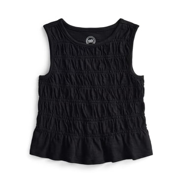 Wonder Nation Girls Flounce Top, Sizes 4-18