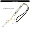 thumbnail image 5 of Natural Stone Beads Lanyard For Badge Card Holder and Keys Retractable Lanyards Keychain Lanyard Necklace for Women, 5 of 19