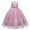 Dusty Pink, variant on Flower Girl Lace Dress for Kids Wedding Bridesmaid Pageant Party Formal Long Maxi Gown Princess Communion Tulle Bow Dresses 5-6 Years Green