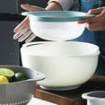 thumbnail image 2 of Tazones de plástico para mezclar: juego de 8 tazones para mezclar multicolores, nido para un fácil almacenamiento, tazas medidoras incluidas, colador, tamiz y tazón grande, 2 of 6