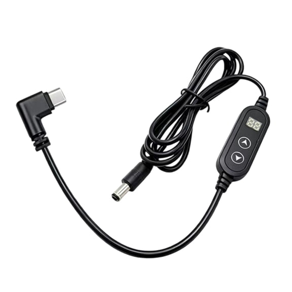 USB C to DC5.5mm 100W Power Cord with Multi-Voltage 5V-20V for Laptop Charging