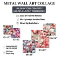 thumbnail image 4 of Designart "Mirage Of Tropical Seashells" Abstract Wall Art Set Of 5 - Pink Coastal Office Room Metal Wall Art Set, 4 of 6