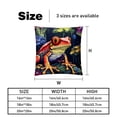 thumbnail image 5 of Frog Set with Unique CoversPatterns - 2 Pack Decorative Pillows for Bed - Includes Pillow Inserts - Available in 16x16, 18x18, 20x20 Inches for Any Occasion, 5 of 6