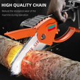 thumbnail image 3 of HSHDLDF [2 Pieces] 6 Inch Mini Chainsaw Chain, 6 Inch Replacement Chains for Cordless Electric Portable Mini Chainsaw, FIFCHALL Guide Saw Chain for All 6-inch Mini Chainsaws for Wood Branch Cutting, 3 of 7