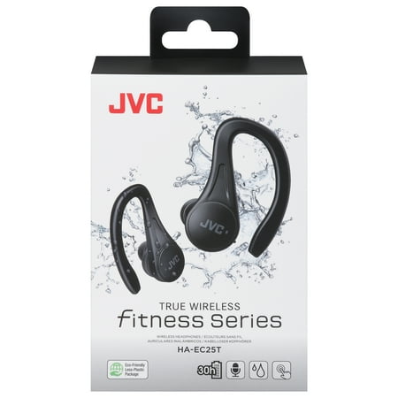 JVC - Fitness True Wireless  Headphones - Black