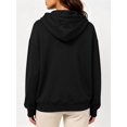 thumbnail image 6 of Women's Hoodies Fall Fashion Outfits Workout Sweatshirts Y2k Winter Zip Up Jackets Oversized Tops Black S, 6 of 7