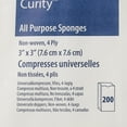 thumbnail image 4 of Curity Non-Sterile Non-Woven 4-Ply Polyester and Rayon Sponges, 3" x 3", 200 per Pack, 20 Packs, 4000 Total, 4 of 6