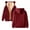 Wine #1, variant on Cute Cat Ear Hoodies for Women Winter Long Sleeve Fleece Lined Zip Up Hooded Sweatshirt with Pockets Jacket Coat