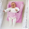 thumbnail image 2 of Cojín Antirreflujo para Bebé Memory Foam Funda Lavable rosa, 2 of 8