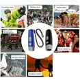 thumbnail image 3 of Shengyu Sifflet Électronique 3 Tons Trois Sifflets Réglables Volume Arbitre avec Longe Portable Sifflets de Sport d'Urgence pour la Police Professeur Bleu, 3 of 6