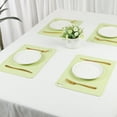 thumbnail image 7 of REGALWOVEN Placemat Set of 6 Silicone Placemats for Kitchen Dining Table Decor, Washable Table Placemats Wipeable Table Mat Light Green 15*12in, 7 of 7