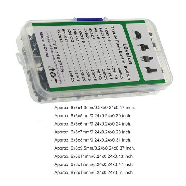 Mini Interrupteur Bouton Poussoir Momentane - Circuits Imprimes